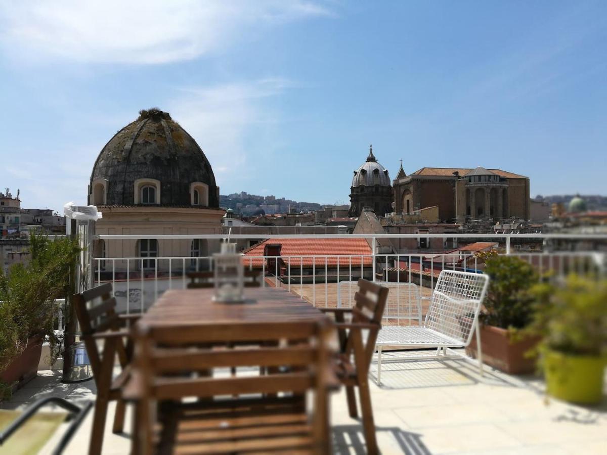 B4 Big Apartment With Terrace And View In Hystorical Centre Nápoly Kültér fotó